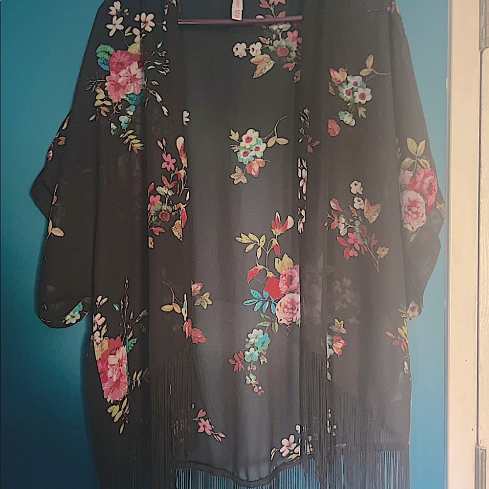 Floral Chiffon/Kimono Cardigan